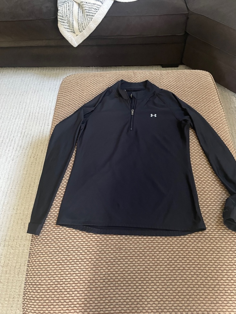 Under Armour Men's Black Half-Zip Performance Pullover Jacket